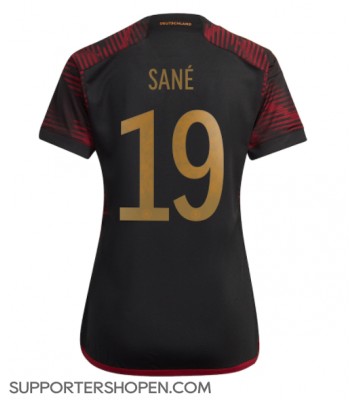 Tyskland Leroy Sane #19 Borta Matchtröja Dam VM 2022 Kortärmad